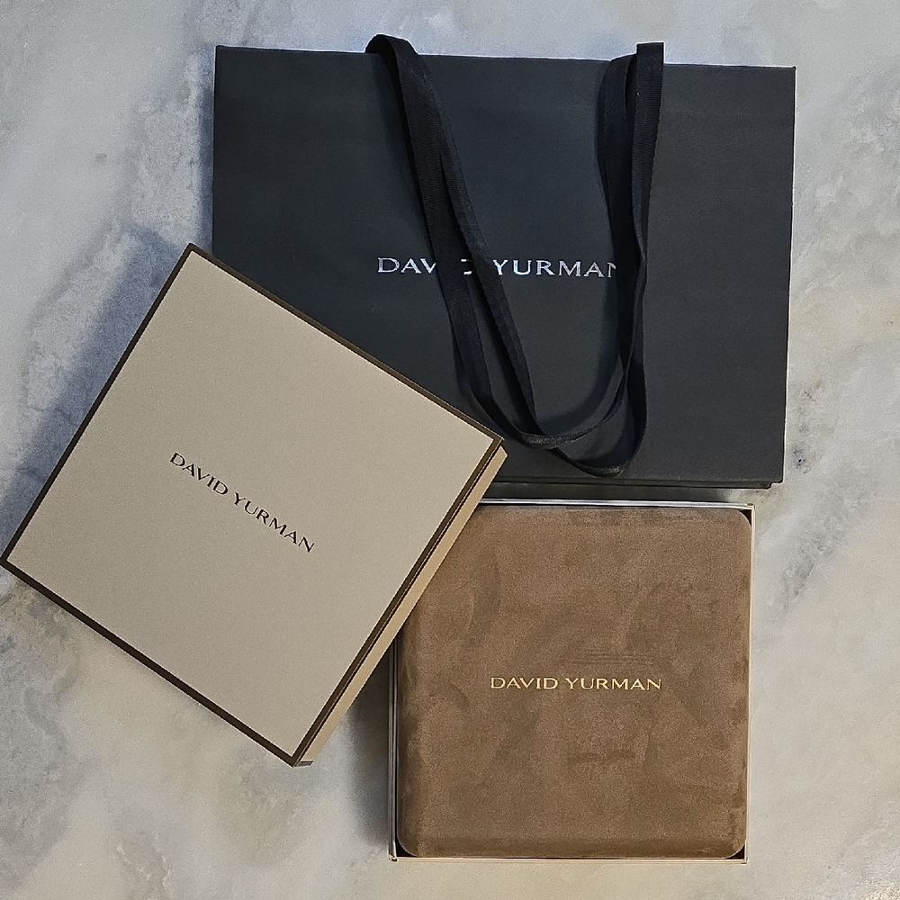 Luxury Large David Yurman Necklace Case Gift Set